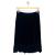 Elspeth Gibson midi velvet skirt with ruffled hem